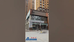 Bức tường bên ngoài #aluminiumcompositepanel Làm thế nào ACP có thể bốc hơi không gian nhỏ trực quan