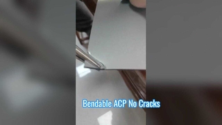 Bền bỉ & Không thể phá vỡ: Trình diễn uốn tấm ACP có độ linh hoạt cao