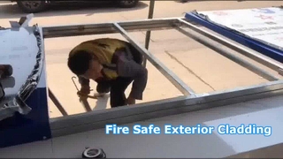 Tấm ốp chống cháy A2 4mm ACP