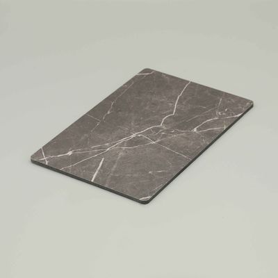Tấm ốp nhôm vân đá Marble xám chống trầy xước | Tấm hợp kim nhôm hiệu ứng đá dày 1.5mm-8mm cho mặt dựng kiến trúc