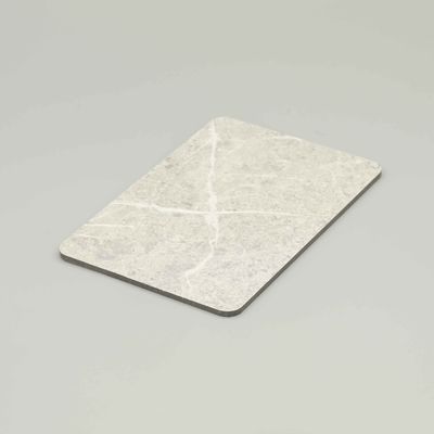 4mm chống nước đá cẩm thạch nhôm Composite Panel (4x8 ft / Chấm chống trầy xước đá trắng)