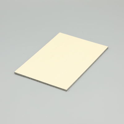 Bảng tổng hợp nhôm màu trắng Để trang trí tòa nhà xây dựng 4MM 1.22 * 2.44m