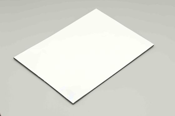 Polyethylene White Aluminium Composite Panel cho trang trí tòa nhà ngoài trời 3MM 1.22*2.44m