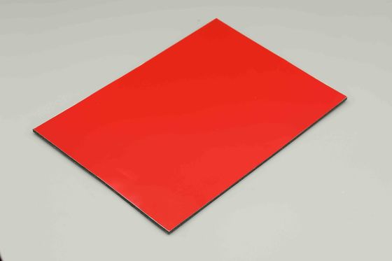 Trung Quốc Đỏ PE Aluminium Composite Panel Chống ăn mòn Văn phòng Acp Bảng ngoài trời