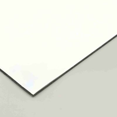 Tấm ốp nhôm tổng hợp tráng PE màu trắng sữa Tấm ốp tường nội thất 2mm-6mm Tấm ACP