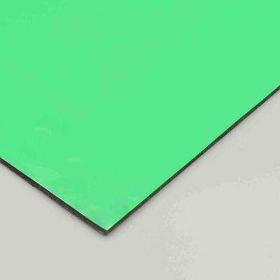 SGS Apple Green PE Aluminium Composite Panel Acp Sheet Nội thất 4 X 8ft