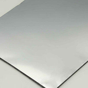 Silver Mirror Aluminium Composite Panel 4mm PVDF phủ cho các ứng dụng bên trong và bên ngoài