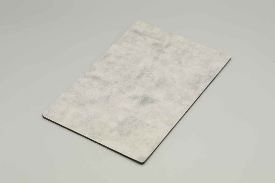 Ngân hàng Khách sạn White Rock Marble Composite Panel 244CM Bên ngoài Aluminium Composite Panel