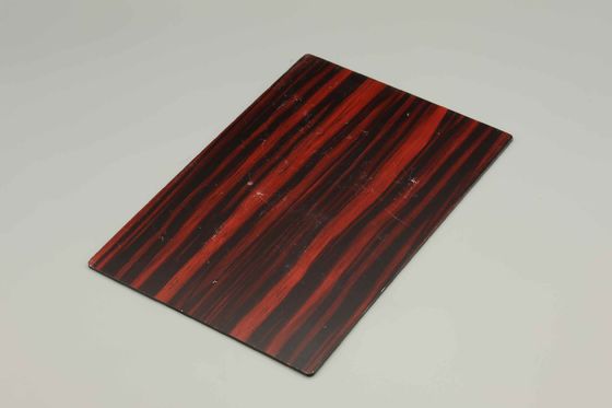 Thiết kế cửa trang trí cho tường bên trong Mô phỏng ngũ cốc nhôm Composite Panel 4MM tấm tường