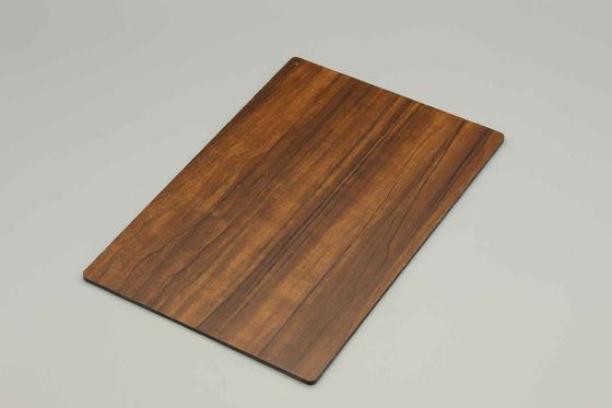 3mm PVDF Wood Grain Aluminum Composite Panel cho lớp phủ tường bên ngoài