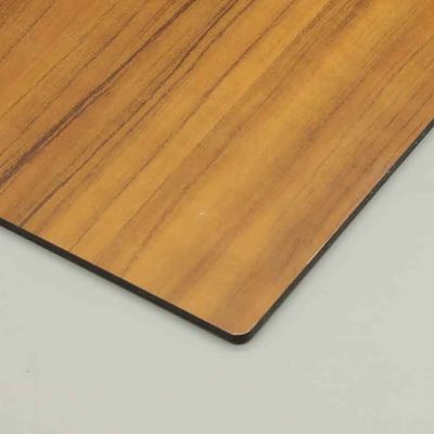 350mm đến 5800mm Wood Grain Aluminium Composite Panel Alum Composite Panel