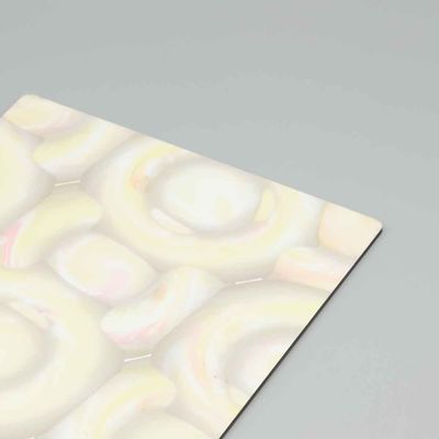 3 mm Pack Big Size 1220x2440mm Anti Scratch Marble Series  Acp Sheet Aluminum Composite Panel With White texture,Grey,Black  And Brown Finish And Emperador  for exterior or facade, partition wall