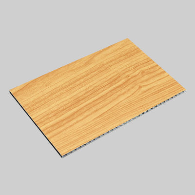 Light Maple Aluminum Honeycomb Core Panel 4x8ft Acp Sheets lớp A2 chống cháy