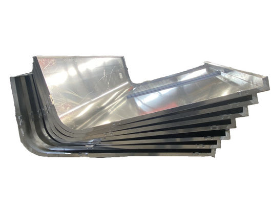 Xây dựng bọc xi lanh chống xói mòn tấm uốn cong loại cong nhôm veneer Fluorocarbon phủ chống tĩnh bên ngoài tường lắp đặt