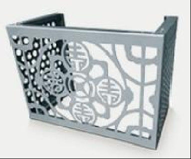 Nắp nắp cho thiết bị bên ngoài Thiết kế hoa chống biến đổi Phong trào nhôm Mặt tiền anodized Lớp phủ chống tĩnh