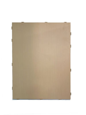 Tấm nhôm bằng gỗ được phủ Fluorocarbon cho độ bền của tường mặt tiền và khả năng chống chịu thời tiết phẳng mịn