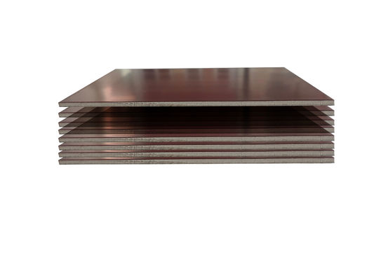 Màu đỏ Matte Acp PE Aluminium Composite Panel AA Chất lượng Đèn Đèn Chất liệu bền Để trang trí tường Aluminium Double Skin 0.11mm