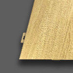 Nhà cung cấp tấm nhôm cà phê Hình dạng tùy chỉnh Tường mặt tiền bằng nhôm với lớp phủ Fluorocarbon