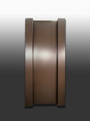 2.00MM gỗ hạt nhôm veneer rèm tường lớp phủ mặt tiền trang trí cho tòa nhà trang trí bên ngoài