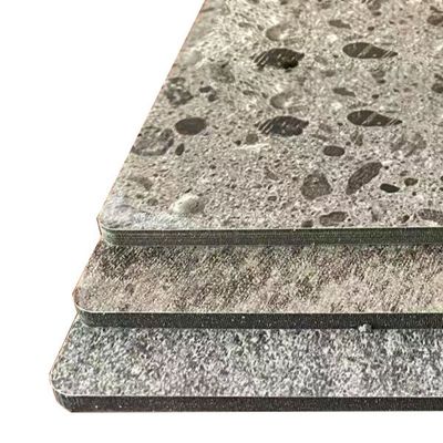Tường bên ngoài chống trầy xước loại trang trí Acp tấm nội thất mặt tiền Acp lớp phủ vật liệu xây dựng nhôm Độ dày 0,43mm