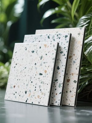 Tấm ốp nhôm composite PVDF bền với lớp phủ đá fluorocarbon Kích thước tiêu chuẩn để treo khô tường ngoài