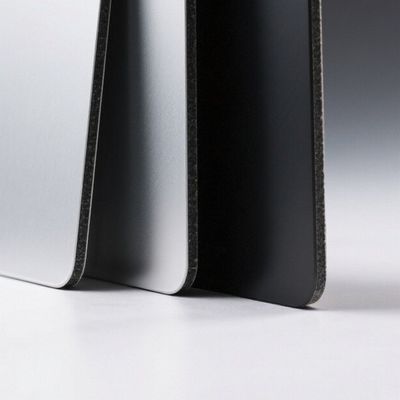 Chống trầy xước tốt hơn Core Wall Curtain Building Facade Curved Type PVDF Aluminium Composite Panel 3MM Aluminium Composite Panel Kháng nhiệt 4MM