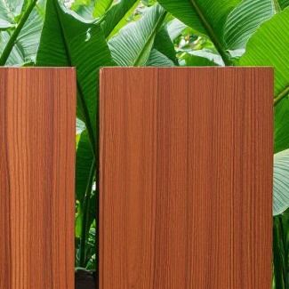 Tấm PVDF vân gỗ dày 3mm Hợp kim nhôm Bảo vệ môi trường Quy trình sơn PE Fluorocarbon Dùng cho trang trí nội thất