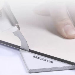 PE Aluminium Composite Panel 1.22x2.44m Kháng UV HDPE phủ